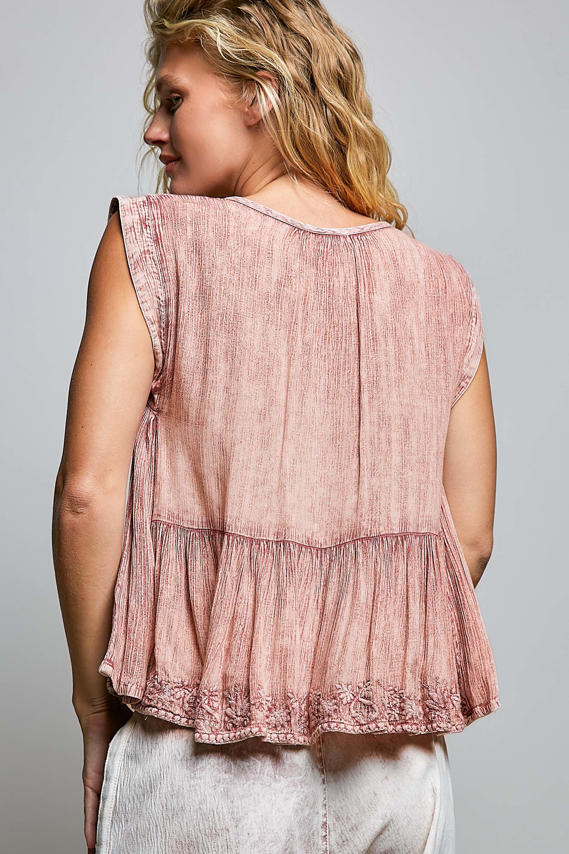 Heirloom Whisper Embroidered Top