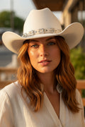 Cowgirl Hat with Buckle