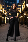 N6667 Linen Blend Wide Leg Pants