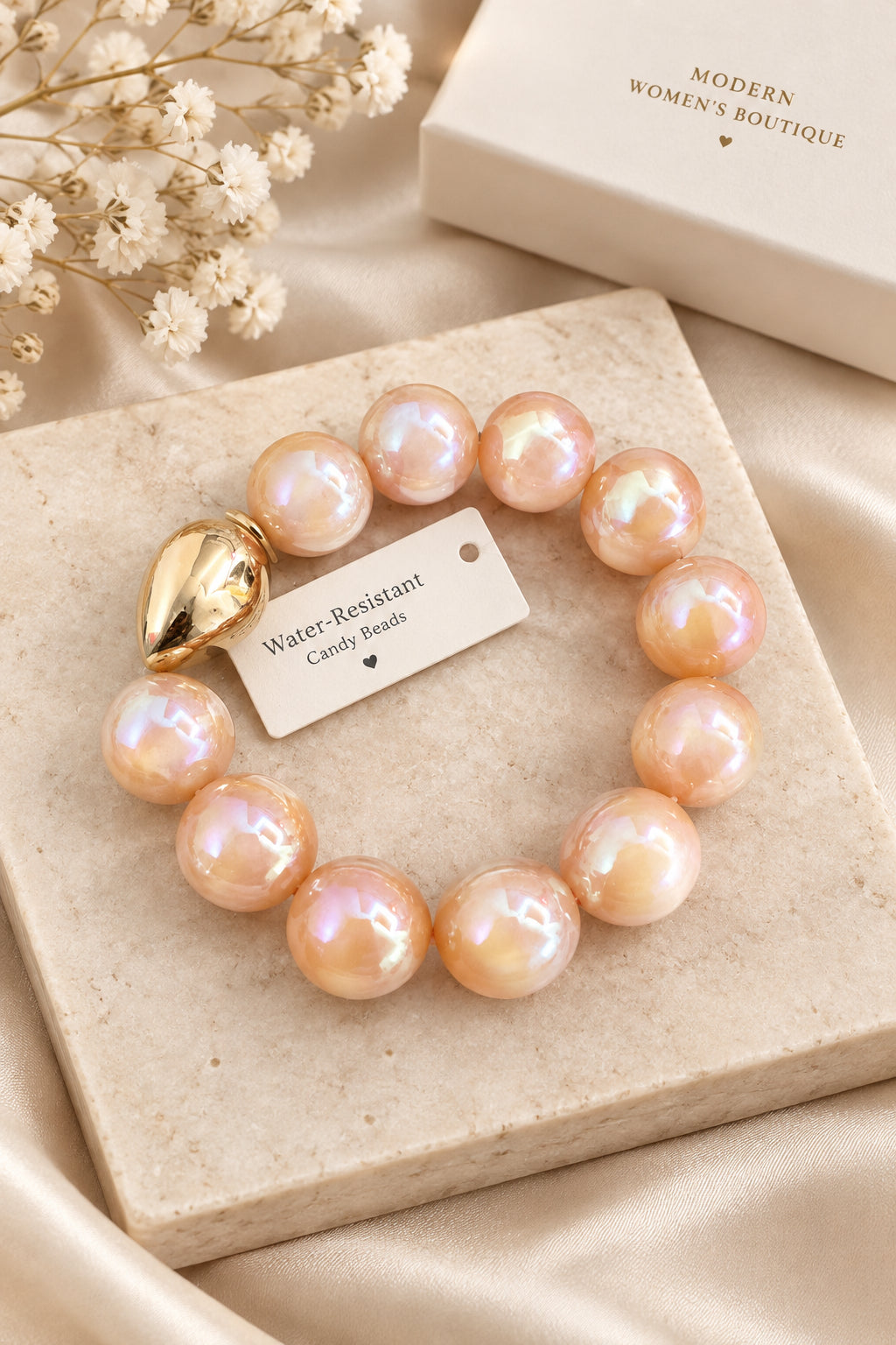 15mm Candy Bead Bracelet