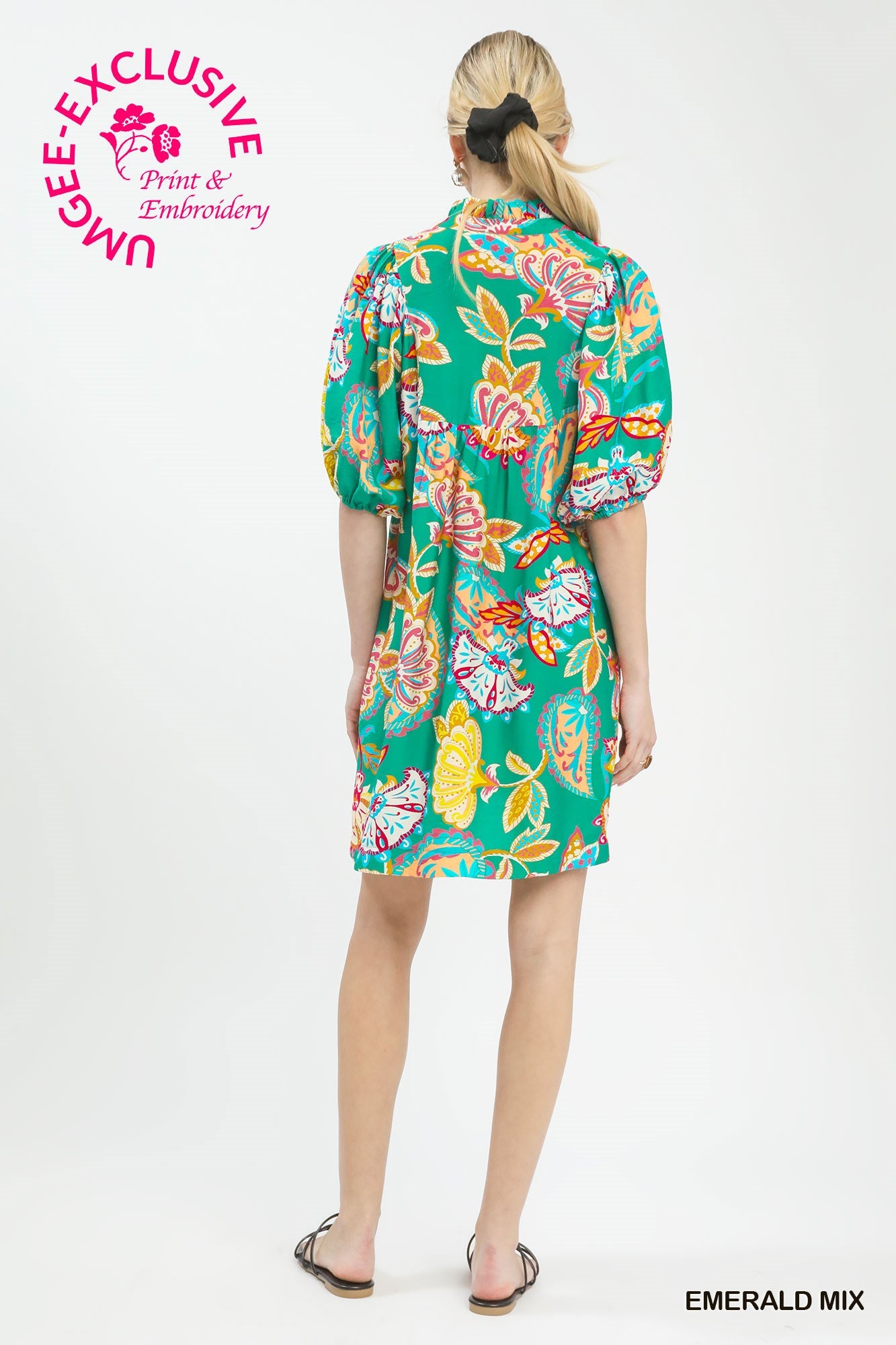 Paisley Print Dress