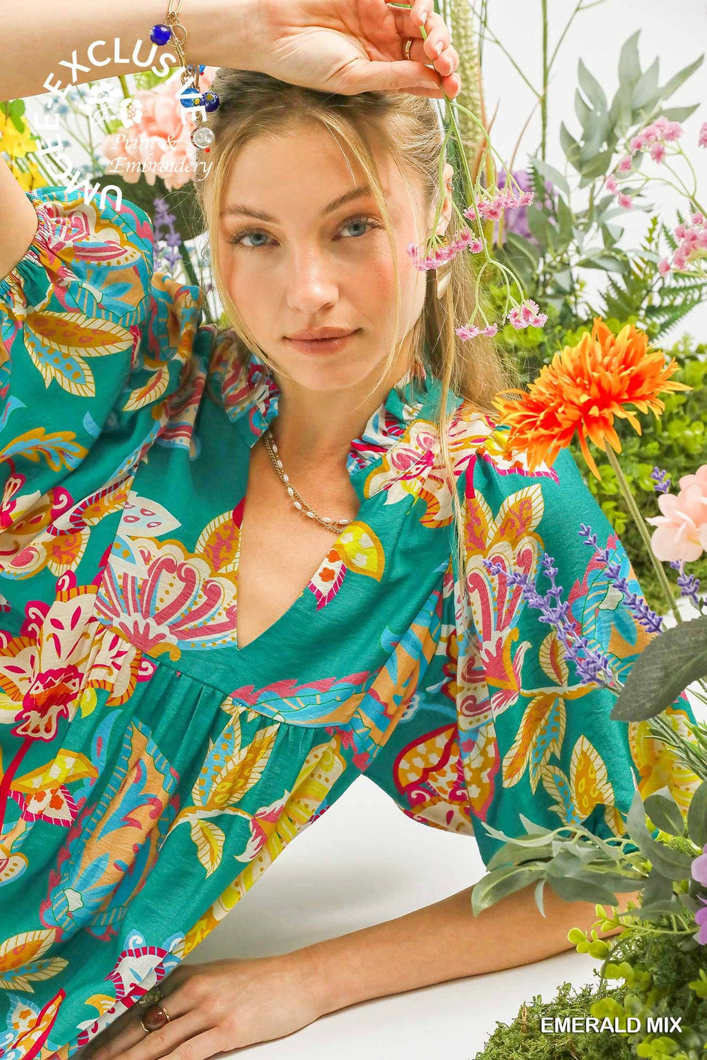 Paisley Print Dress