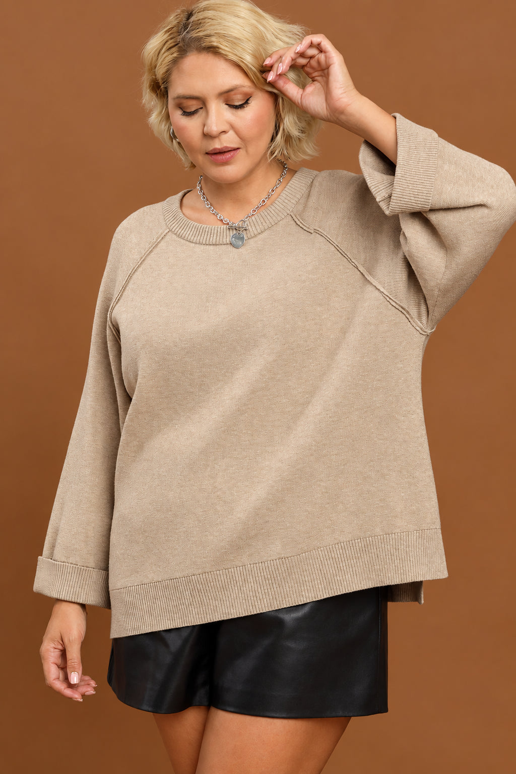 Soft Hour Beige Top