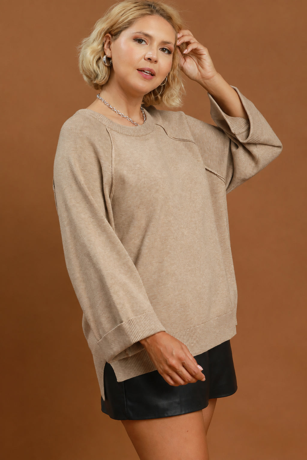Soft Hour Beige Top
