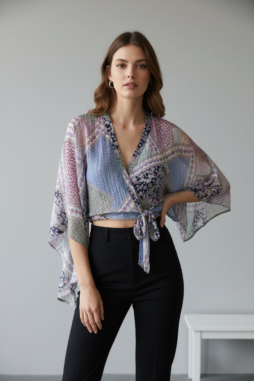 Printed Kimono