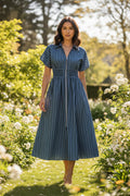 Entro H Green Blue Dress