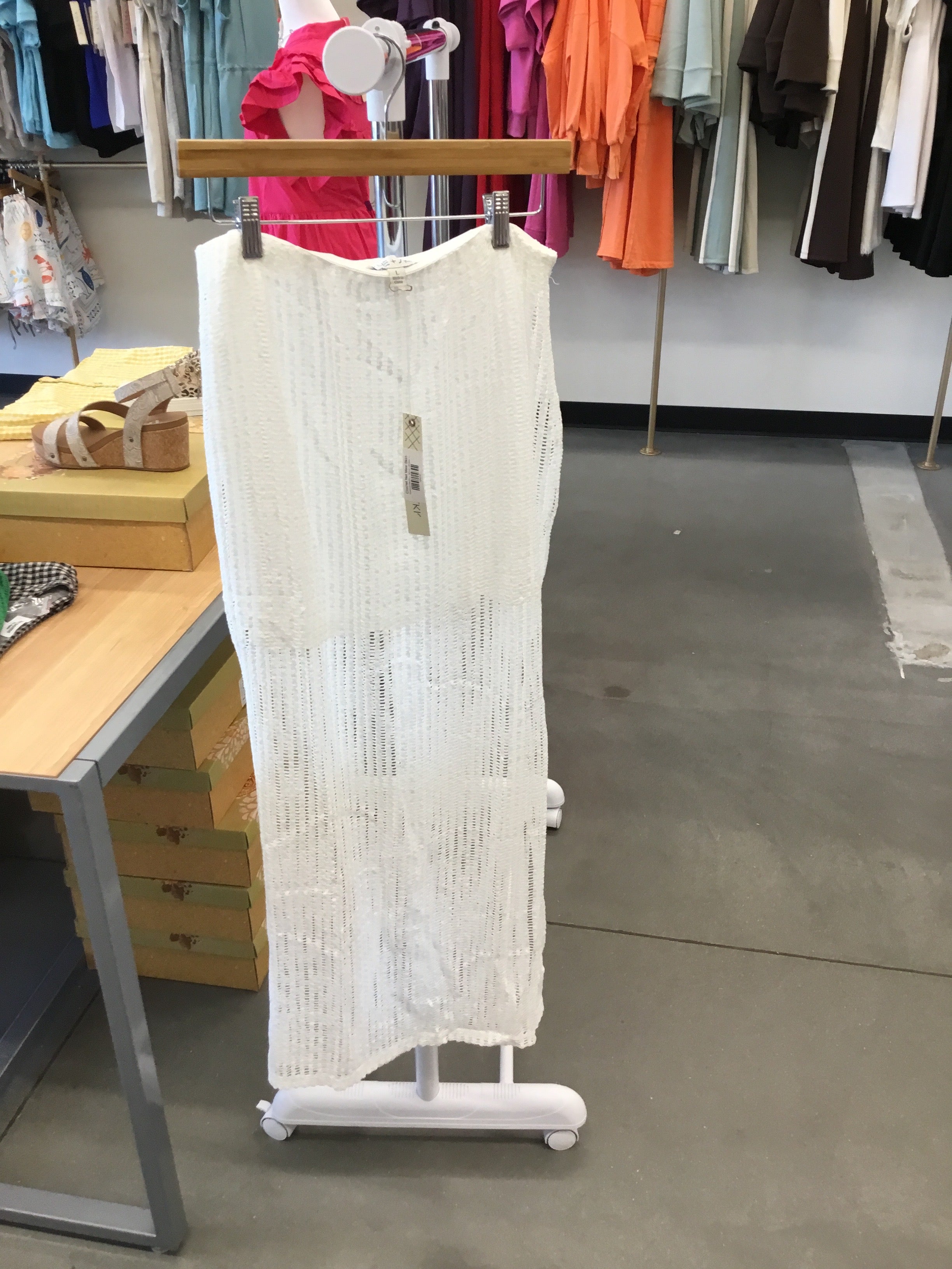 Crochet Net Maxi Skirt