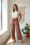 Polka-Dot Barrel Pants