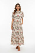 Entro Effortless Ecru Plus Dress | Soft & Chic Neutral Vibes
