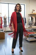 Fringe Suede Collar