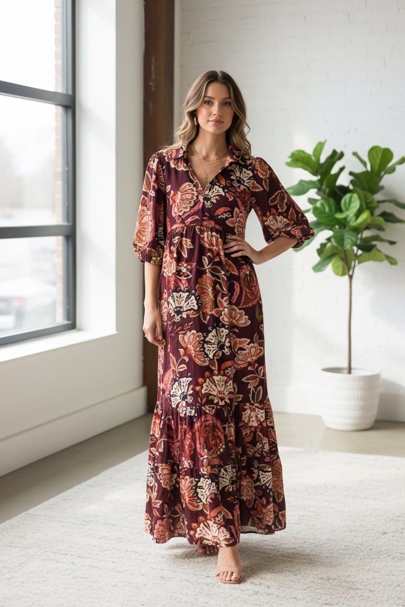 Entro Brown Dress