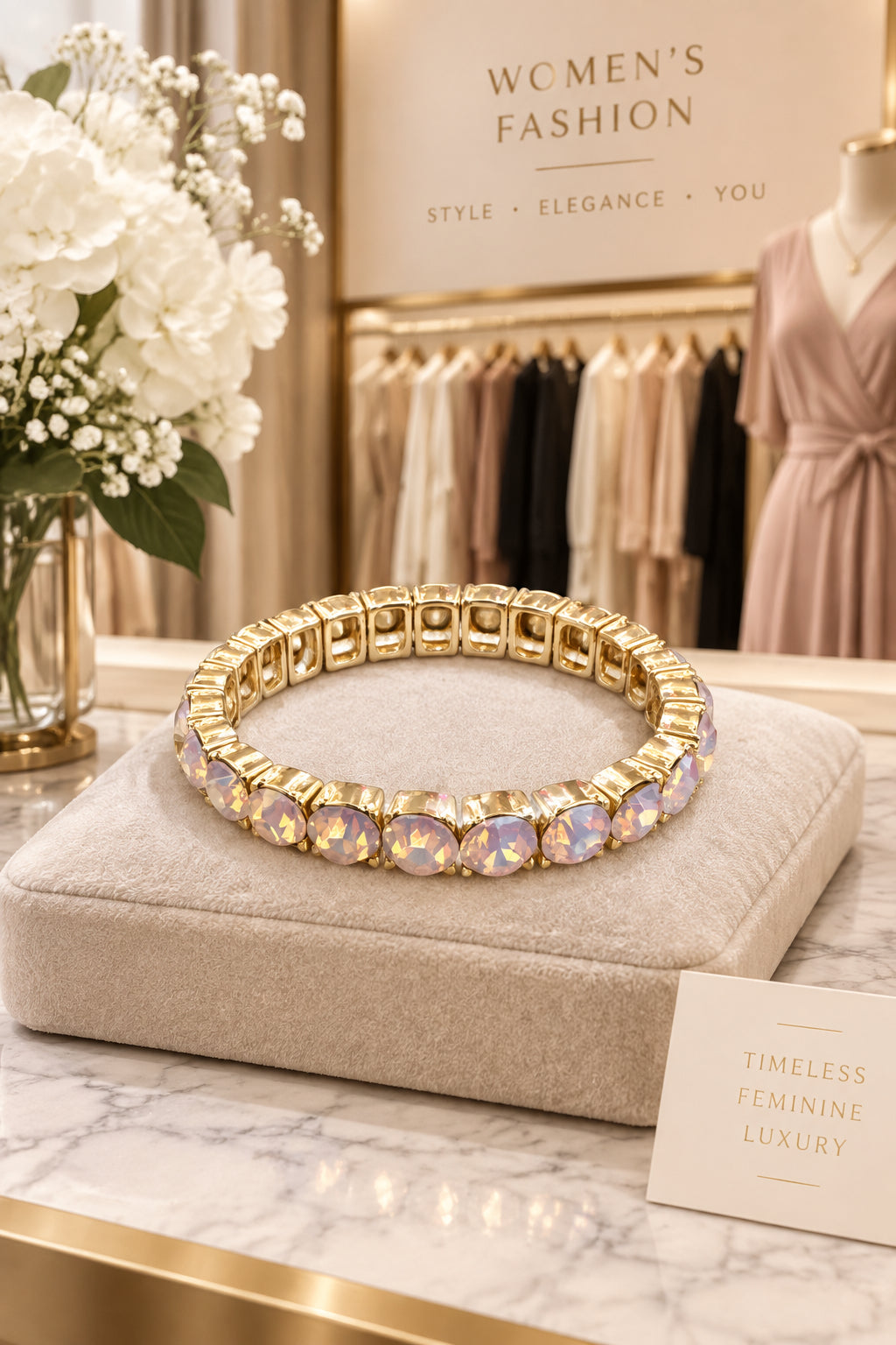 Pave Stone Bracelet