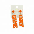 GAME DAY Letter Earrings