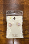 11mm CZ Crystal Earrings