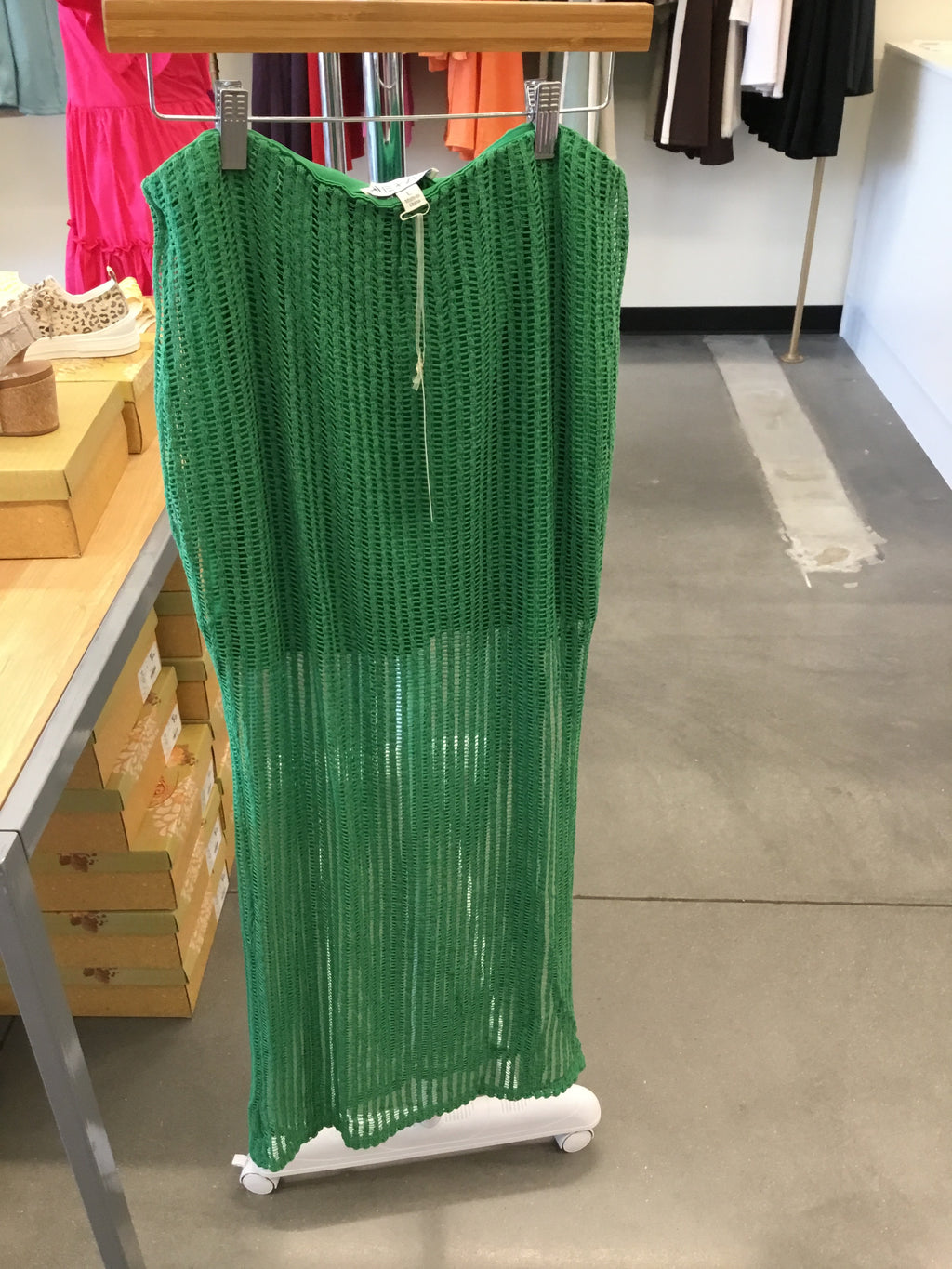 Crochet Net Maxi Skirt