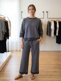 Cloudknit Colorblock Raglan Sleeve Top