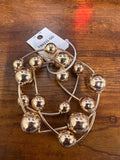 3 Row CCB Station Bar Chain Bracelet