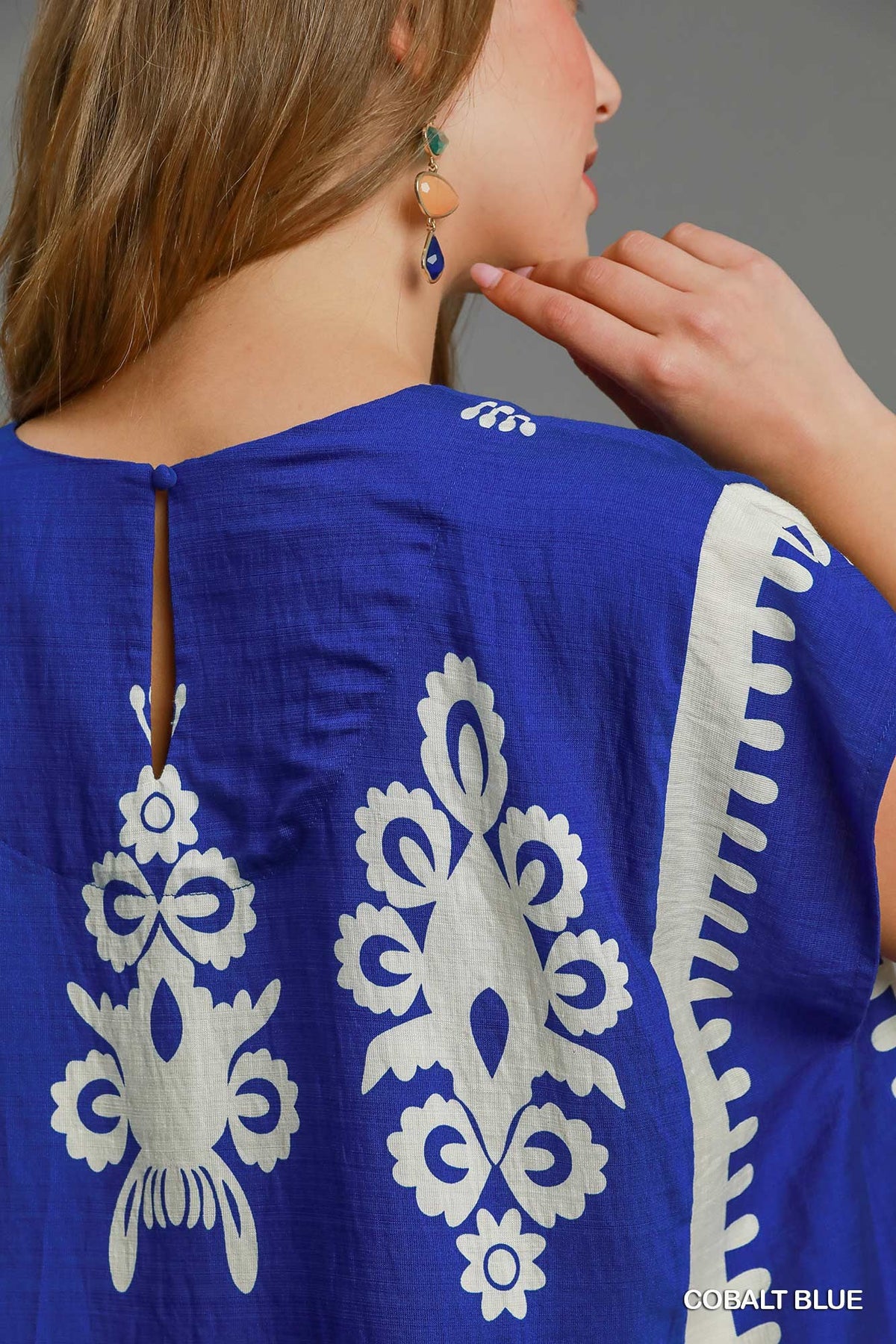 Umgee K9345-T Cobalt Blue women's boutique fashion