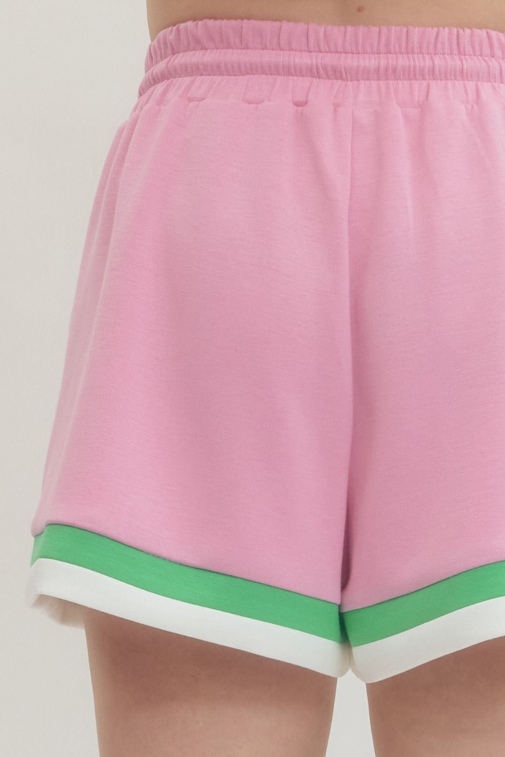 Sporty Chic Contrast Lounge Shorts