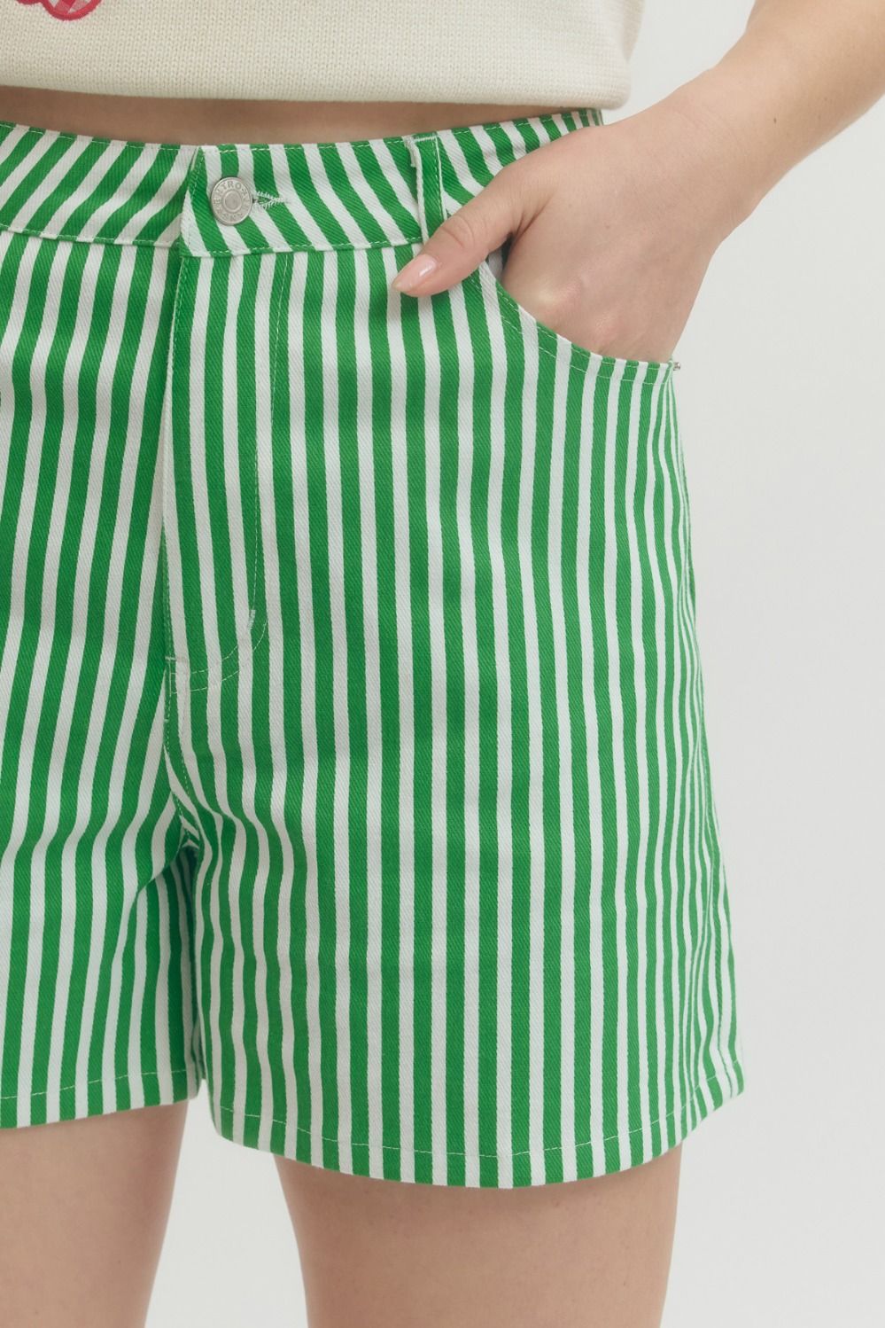 Preppy Stripe Everyday Shorts