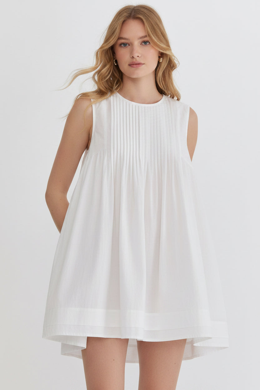 Simply Chic Sleeveless Babydoll Dress