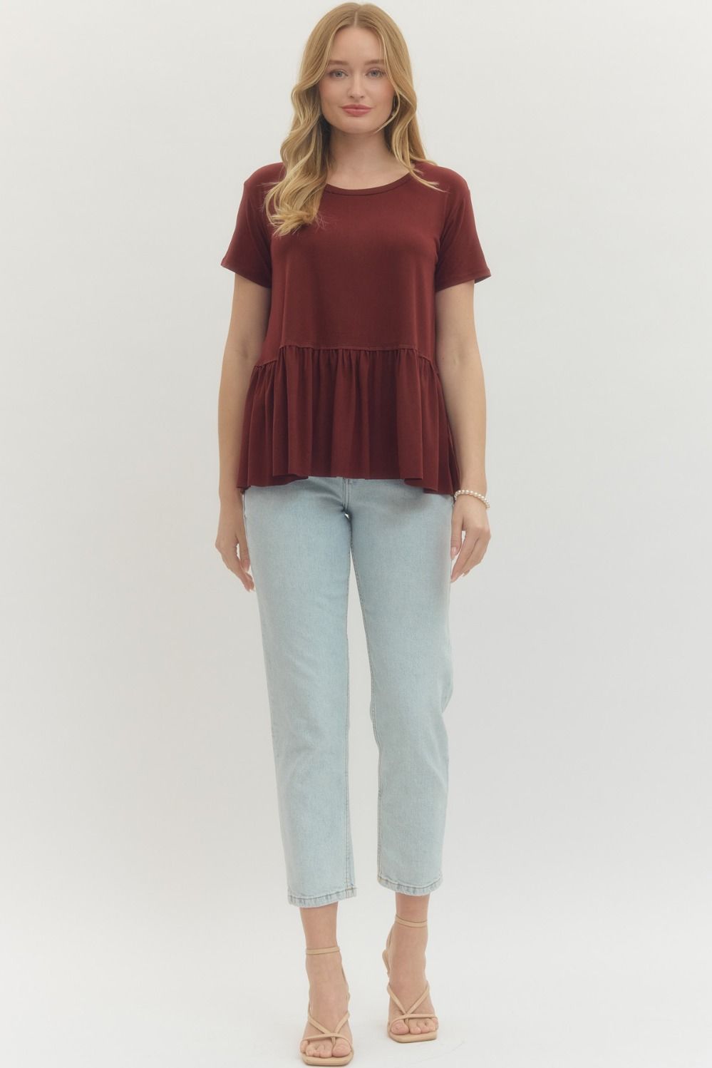 Effortless Chic Peplum Top