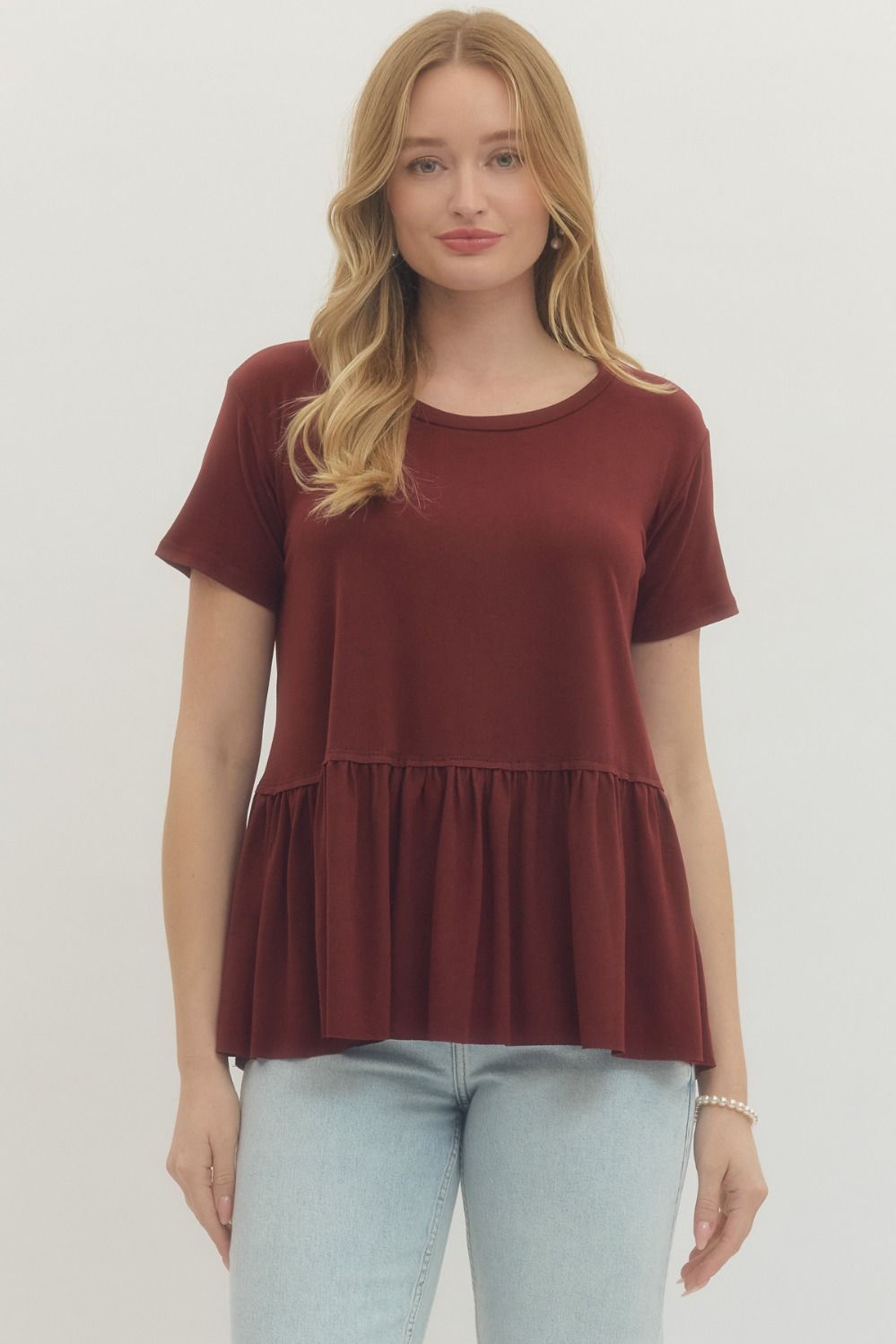 Effortless Chic Peplum Top