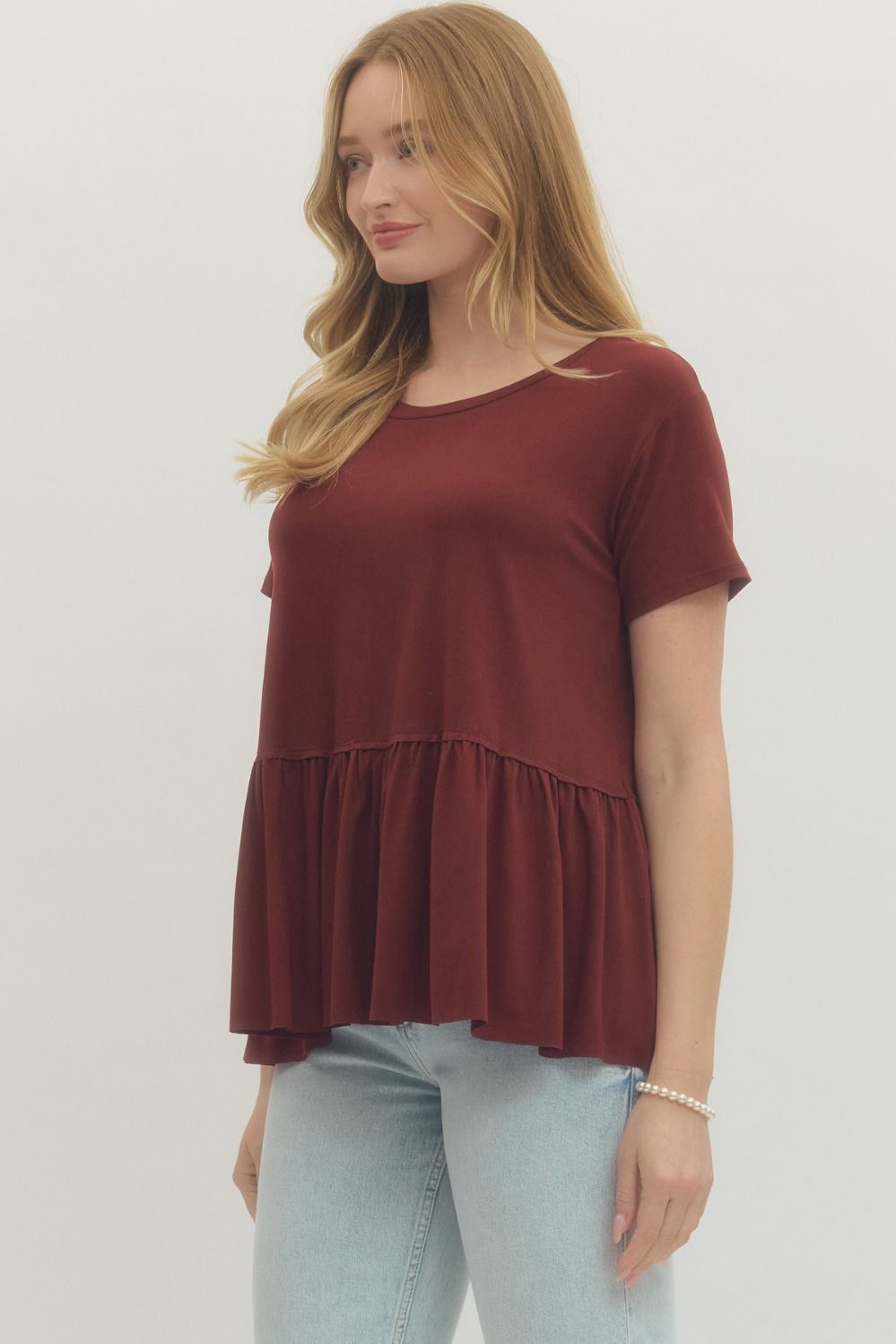 Effortless Chic Peplum Top