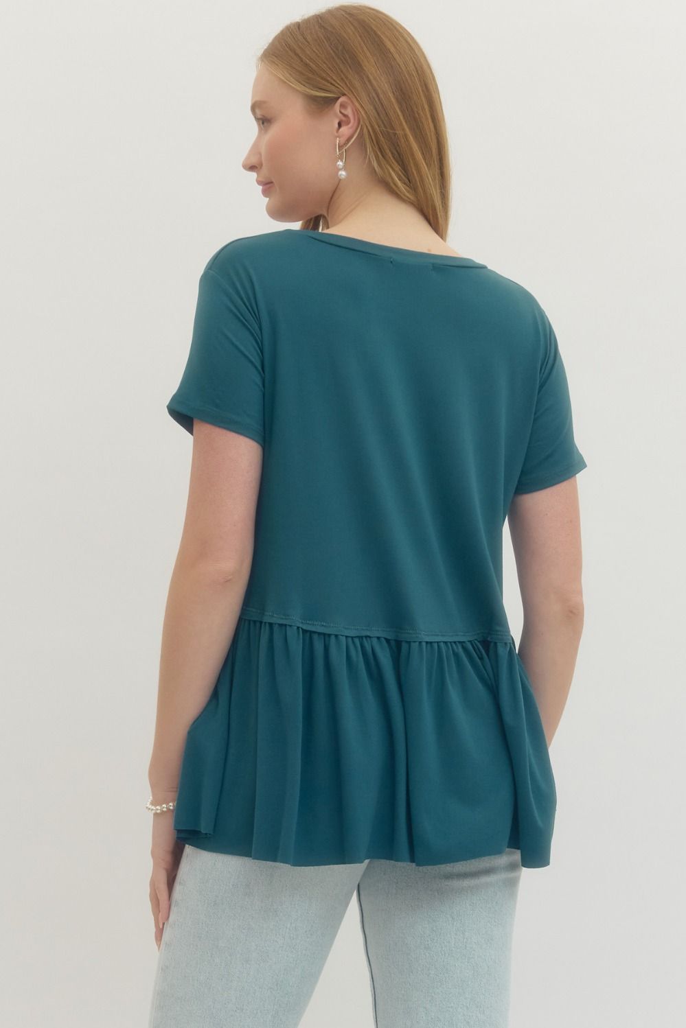 Effortless Chic Peplum Top